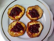 Fot. niebieska-różyczka, Oscypek z patelni z  żurawiną