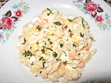 Fot. nina, Sałatka z makaronem