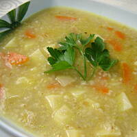 Krupnik z kaszą jęczmienną