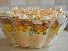 Fot. ilka76, Sałatka warstwowa-gyros