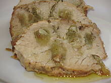 Fot. lubczyk69, Młody schab bogato szpikowany czosnkiem