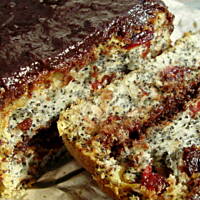 Makowe ciasto z czeko-żurawiną