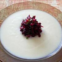 Zupa ziemniaczano - selerowa z chrzanem