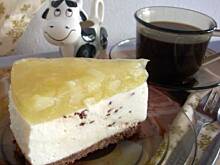 Fot. izeczka, Sernik waniliowo - czekoladowo - gruszkowy