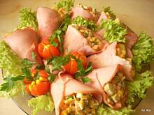 Fot. izeczka, Rożki szynkowe z sałatką