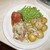 Kotlet De Volaille z mozarellą