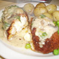 Kotlet De Volaille z mozarellą