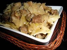 Fot. natalka1, Łazanki z kapustą mięsem i pieczarkami