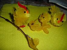 Fot. dj, Ozdoby Wielkanocne-kurczaczki