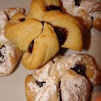 Wiatraczki - ciastka z powidłem śliwkowym