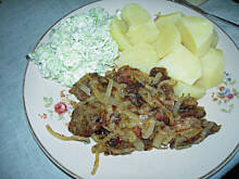 Fot. monisia_ze_szczecina, Wątróbka z ziołową cebulką