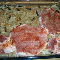 Kotlety schabowe pieczone z kapustą - na leniwy obiad