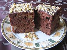 Fot. asikyoasik, ciasto czekoladowe bakaliowo-jabłkowe