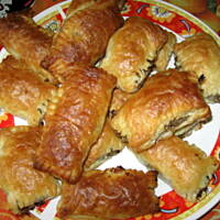 paszteciki z ciasta francuskiego