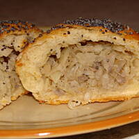 Bułeczki pieczarkowo - kapuściane