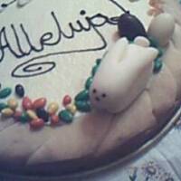 Mazurek z polewą kajmakową