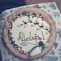 Mazurek z polewą kajmakową