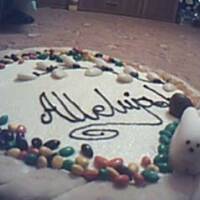 Mazurek z polewą kajmakową