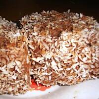 biszkopt z wiórkami - kokosanki