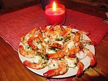 Fot. ciapeczka, krewetki w białym winie