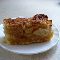 Ciasto twarogowe z jabłkami