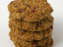 Fot. Wkn, Ciasteczka owsiane z otrębami i żurawiną