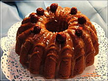 Fot. Alll, Babka z kawą i wiśniami Alll