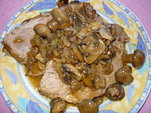 Fot. ewka63, Pieczeń wieprzowa w pieczarkach