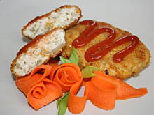 Fot. kasiul_a, Cebulowo pieczarkowe kotlety z drobiu kasiuli