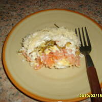 Sałatka z łososiem