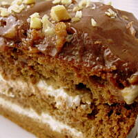 Miodowo-kawowe, ze śmietaną