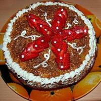 Tort cytrynowo-brzoskwiniowy - delikatny w smaku