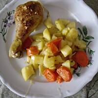 Kurczak z warzywami na obiad
