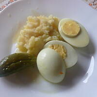 Jaja w sosie musztardowym