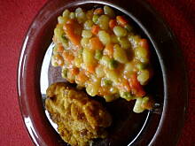 Fot. ferrek, Marchewka z groszkiem i ziemniakami