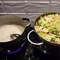 Farfalle z brokułami!