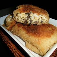 Krokiety z jajkiem pieczarka i serem