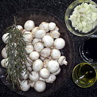 Antipasti - Pieczarki