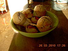 Fot. Satina, Waniliowe muffiny z dżemem