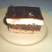 Ciasto makowo-serowe.