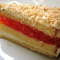 Ciasto jabłkowo (owocowo)-kokosowe