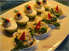 Fot. Alll, Jaja z czarnym i czerwonym kawiorem