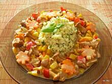 Fot. izeczka, Słoneczna potrawka z jagłami