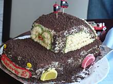 Fot. marlena_gdansk, Tort - samochód z maślanym kremem