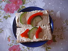 Fot. tysia827, Pasta z wędzonej makreli z twarogiem i ogórkiem konserwowym