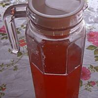 Kompot truskawkowy z miodem