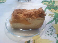 Fot. bogdzia, Sernik z brzoskwiniami