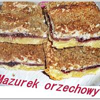Mazurek orzechowy