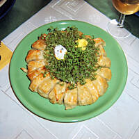 Biała kiełbasa w cieście wg M&Ł