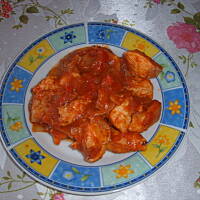 Pierś z kurczaka w pomidorach